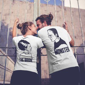 The Bride & Monster Unisex custom T-shirt